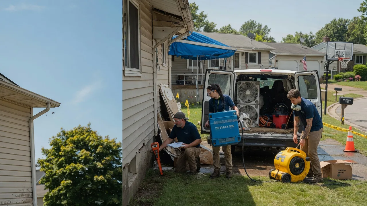 Ceiling Leak Cleanup in Pleasant Hill, OH near me